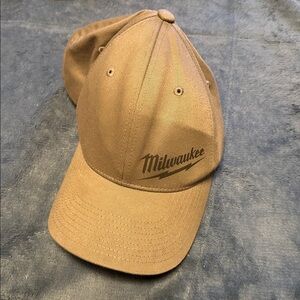 Milwaukee Tools Hat Cap Mens Baseball Cap SMALL Medium Milwaukee